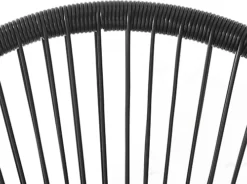 EVRE 2 Seat Black Goa Acapulco Styled Garden Furniture Set For Bistro Patio Indoor Outdoor Balcony Garden Terrace -Cheap Grow And Trim Store evre 2 seat black goa acapulco styled garden furniture set for bistro patio indoor outdoor balcony garden terrace5060381724419 04c MP