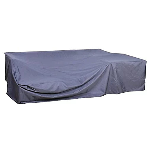 EVRE Black Rattan Outdoor Garden Furniture Nevada Set 6 Seater Sofa With Coffee Table With Cover 2 EVRE Black Rattan Outdoor Garden Furniture Nevada Set 6 Seater Sofa With Coffee Table With Cover - Image 2