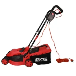 Excel 360mm Electric Lawn Mower 1500W/240V With 3 Adjustable Height -Cheap Grow And Trim Store excel 360mm electric lawn mower 1500w 240v with 3 adjustable height0743031864660 03c MP