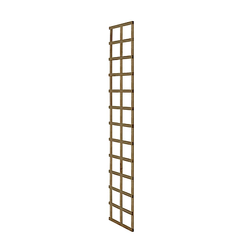 Forest Garden 6ft Square European Softwood Trellis Panel (W)32cm X (H)183cm 2 Forest Garden 6ft Square European Softwood Trellis Panel (W)32cm X (H)183cm - Image 2
