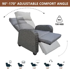 Furniture One 420D Oxford Fabric Patio Set Cover Rectangular Sofa Set Cover Black 125x63x74cm 6 Furniture One 420D Oxford Fabric Patio Set Cover Rectangular Sofa Set Cover Black 125x63x74cm -Cheap Grow And Trim Store furniture one 420d oxford fabric patio set cover rectangular sofa set cover black 125x63x74cm0785379128448 03c MP