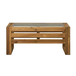 Furniturebox Havana Acacia Wood & Glass Top Outdoor Patio Coffee Table -Cheap Grow And Trim Store furniturebox havana acacia wood glass top outdoor patio coffee table5056542691812 03c MP