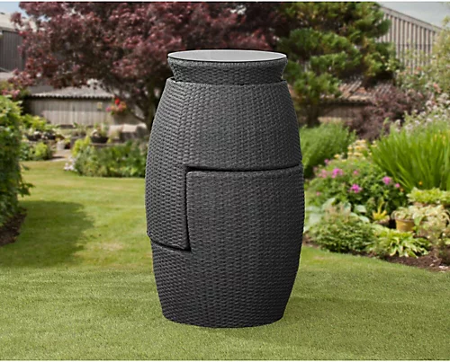 Garden Store Direct Bottle Bistro Set Aluminium - Back Cushions - Black 3 Garden Store Direct Bottle Bistro Set Aluminium - Back Cushions - Black - Image 3