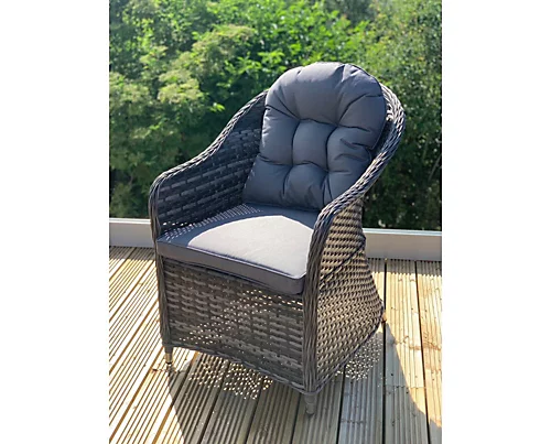 Garden Store Direct Florida 6 Seat Round Rattan Garden Dining Set With Lazy Susan And Aluminium Frame 3 Garden Store Direct Florida 6 Seat Round Rattan Garden Dining Set With Lazy Susan And Aluminium Frame - Image 3