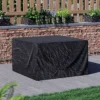 Garden Vida Black Outdoor Garden Furniture Cover Waterproof 123 X 120 X 76 Cm