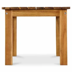 GoodHome Denia Brown Wooden 2 Seater Square Table -Cheap Grow And Trim Store goodhome denia brown wooden 2 seater square table3663602936015 03bq