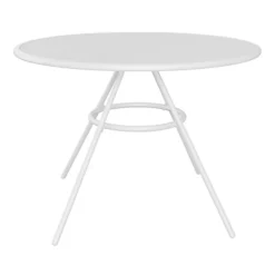 GoodHome Kilifi Bright White 4 Seater Dining Table