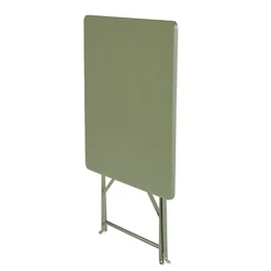 GoodHome Saba Khaki Green Metal Foldable 2 Seater Square Table 7 GoodHome Saba Khaki Green Metal Foldable 2 Seater Square Table -Cheap Grow And Trim Store goodhome saba khaki green metal foldable 2 seater square table5059340124667 22c