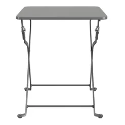 GoodHome Saba Steel Grey Metal Foldable 2 Seater Square Side Table 5 GoodHome Saba Steel Grey Metal Foldable 2 Seater Square Side Table -Cheap Grow And Trim Store goodhome saba steel grey metal foldable 2 seater square side table5059340677156 02c