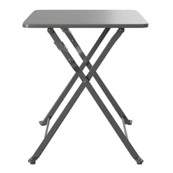 GoodHome Saba Steel Grey Metal Foldable 2 Seater Square Side Table 6 GoodHome Saba Steel Grey Metal Foldable 2 Seater Square Side Table -Cheap Grow And Trim Store goodhome saba steel grey metal foldable 2 seater square side table5059340677156 05c
