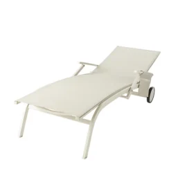 GoodHome Santorin Sand Metal Sun Lounger 5 GoodHome Santorin Sand Metal Sun Lounger -Cheap Grow And Trim Store goodhome santorin sand metal sun lounger5059340125084 01c