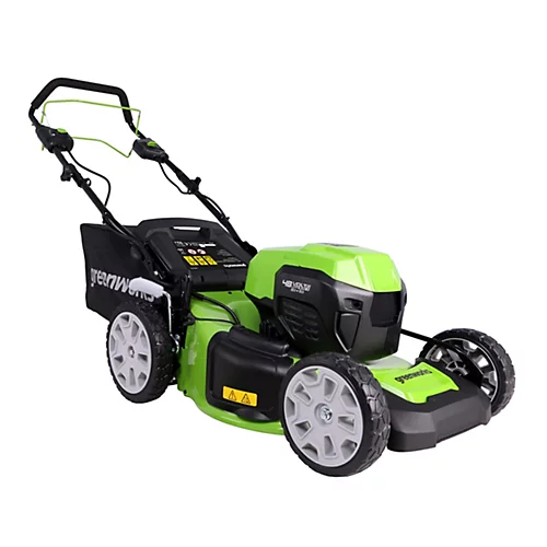 Greenworks Tools 48V (2 X 24V) 46cm (18") Self Propelled Lawnmower Includes 2 X 24V 4Ah Batteries & 2Ah Twin Charger 2 Greenworks Tools 48V (2 X 24V) 46cm (18") Self Propelled Lawnmower Includes 2 X 24V 4Ah Batteries & 2Ah Twin Charger - Image 2