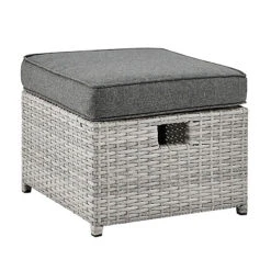 Grey Rattan Grey Cushions 6 Piece Garden Sofa Chairs Footstools Glass Top Coffee Table 7 Grey Rattan Grey Cushions 6 Piece Garden Sofa Chairs Footstools Glass Top Coffee Table -Cheap Grow And Trim Store grey rattan grey cushions 6 piece garden sofa chairs footstools glass top coffee table5056546206531 04c MP