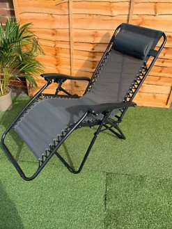 Grey Zero Gravity Chair Lounger -Cheap Grow And Trim Store grey zero gravity chair lounger5017193384904 03c MP