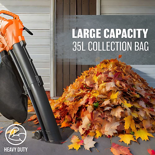 Heavy Duty 3200W Electric Garden Leaf Grass Hedge Blower Vacuum Vac New 4 Heavy Duty 3200W Electric Garden Leaf Grass Hedge Blower Vacuum Vac New - Image 4