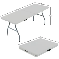 Home Vida Foldable 6ft Heavy Duty Folding Camping Picnic Garden Portable Table 6 Home Vida Foldable 6ft Heavy Duty Folding Camping Picnic Garden Portable Table -Cheap Grow And Trim Store home vida foldable 6ft heavy duty folding camping picnic garden portable table5056562199671 03c MP