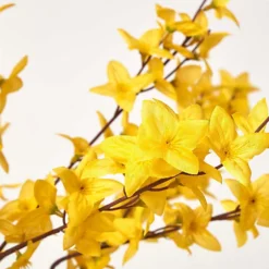 Homescapes Artificial Forsythia Tree - Yellow Silk Flowers -Cheap Grow And Trim Store homescapes artificial forsythia tree yellow silk flowers5060422534243 04c MP