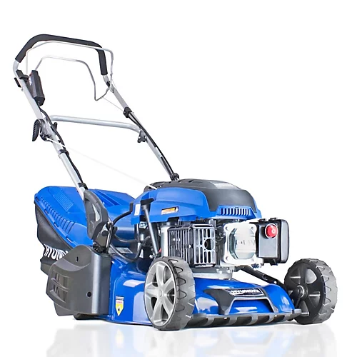 Hyundai 17"/43cm 139cc Electric-Start Self-Propelled Petrol Roller Lawnmower HYM430SPER 1 Hyundai 17"/43cm 139cc Electric-Start Self-Propelled Petrol Roller Lawnmower HYM430SPER