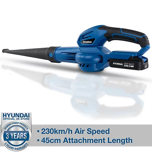 Hyundai 20V Li-Ion Cordless Leaf Blower - Battery Powered Garden Blower HY2189 4 Hyundai 20V Li-Ion Cordless Leaf Blower - Battery Powered Garden Blower HY2189 - Image 4