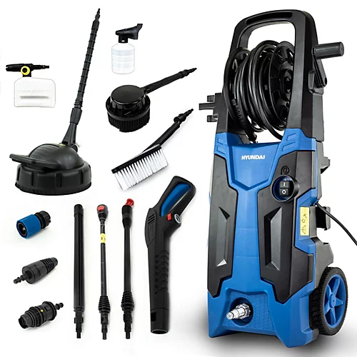 Hyundai 2500W 2610psi 180bar Electric Pressure Washer With 8.5L/Min Flow Rate HYW2500E 1 Hyundai 2500W 2610psi 180bar Electric Pressure Washer With 8.5L/Min Flow Rate HYW2500E