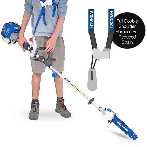 Hyundai 52cc Long Reach Petrol Pole Saw/Pruner/Chainsaw HYPS5200X 4 Hyundai 52cc Long Reach Petrol Pole Saw/Pruner/Chainsaw HYPS5200X - Image 4