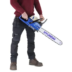 Hyundai 62cc 20" Petrol Chainsaw, 2-Stroke Easy-Start HYC6200X -Cheap Grow And Trim Store hyundai 62cc 20 petrol chainsaw 2 stroke easy start hyc6200x5056275799328 04c MP