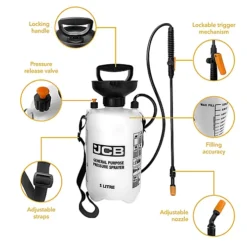 JCB 5 Litre Garden Pressure Sprayer -Cheap Grow And Trim Store jcb 5 litre garden pressure sprayer5060744381402 02c MP