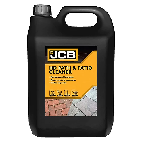 JCB Heavy Duty Path & Patio Cleaner Concentrate 5 Litre 1 JCB Heavy Duty Path & Patio Cleaner Concentrate 5 Litre
