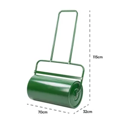 KCT Large Heavy Duty Garden Lawn Roller 48L Water Or Sand -Cheap Grow And Trim Store kct large heavy duty garden lawn roller 48l water or sand5060502530059 04c MP
