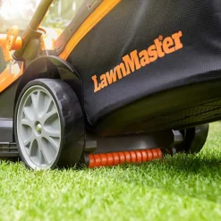 LawnMaster 1600W 37cm Electric Lawn Mower With Rear Roller - 2 Year Guarantee -Cheap Grow And Trim Store lawnmaster 1600w 37cm electric lawn mower with rear roller 2 year guarantee6939349518751 03c MP