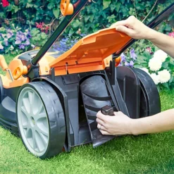 LawnMaster 1800W 40cm Electric Lawnmower With Rear Roller And 350W 2-in-1 Grass Trimmer And Edger - 2 Year Guarantee -Cheap Grow And Trim Store lawnmaster 1800w 40cm electric lawnmower with rear roller and 350w 2 in 1 grass trimmer and edger 2 year guarantee6939349520082 04c MP