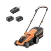 LawnMaster MX 24V 37cm Cordless Lawn Mower With Spare Battery And Rear Roller - 2 Year Guarantee