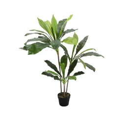 Livingandhome 3 Trunk Artificial Asplenium Nidus Tree House Plant Indoor Plant In Black Pot 105 Cm -Cheap Grow And Trim Store livingandhome 3 trunk artificial asplenium nidus tree house plant indoor plant in black pot 105 cm0735940251402 04c MP