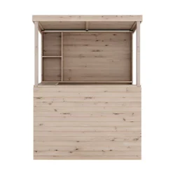 Livingandhome 5 X 7 Ft Natural Outdoor Solid Wood Garden Bar Drinks Shed With Pitched Roof -Cheap Grow And Trim Store livingandhome 5 x 7 ft natural outdoor solid wood garden bar drinks shed with pitched roof0670586481380 04c MP