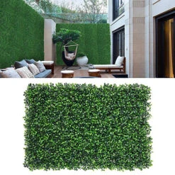 Livingandhome 6 Pieces Green Simulation Milan Fake Plastic Plant Wall 600 X 400 Mm -Cheap Grow And Trim Store livingandhome 6 pieces green simulation milan fake plastic plant wall 600 x 400 mm0735940260657 03c MP