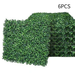 Livingandhome 6 Pieces Green Simulation Milan Fake Plastic Plant Wall 600 X 400 Mm -Cheap Grow And Trim Store livingandhome 6 pieces green simulation milan fake plastic plant wall 600 x 400 mm0735940260657 04c MP