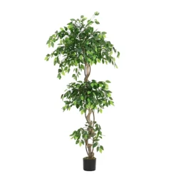 Livingandhome Artificial Banyan Tree House Plant Indoor Plant In Black Pot 180 Cm 7 Livingandhome Artificial Banyan Tree House Plant Indoor Plant In Black Pot 180 Cm -Cheap Grow And Trim Store livingandhome artificial banyan tree house plant indoor plant in black pot 180 cm0735940251433 04c MP