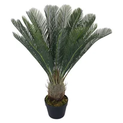 Livingandhome Artificial Cycas Tree Indoor Decorative Plant In Black Pot 82 Cm -Cheap Grow And Trim Store livingandhome artificial cycas tree indoor decorative plant in black pot 82 cm0735940260664 03c MP