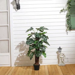 Livingandhome Artificial Monstera Deliciosa Liebm Tree House Plant Indoor Plant In Black Pot 95 Cm -Cheap Grow And Trim Store livingandhome artificial monstera deliciosa liebm tree house plant indoor plant in black pot 95 cm0735940251372 02c MP