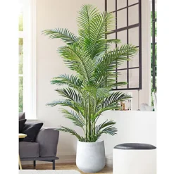 Livingandhome Artificial Palm Tree Indoor Decorative Plant In Black Pot 160 Cm -Cheap Grow And Trim Store livingandhome artificial palm tree indoor decorative plant in black pot 160 cm0735940247535 03c MP