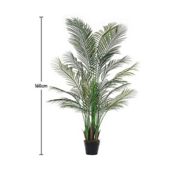 Livingandhome Artificial Palm Tree Indoor Decorative Plant In Black Pot 160 Cm -Cheap Grow And Trim Store livingandhome artificial palm tree indoor decorative plant in black pot 160 cm0735940247535 06c MP