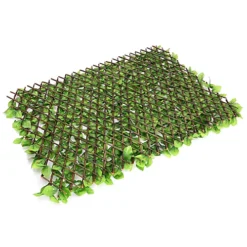 Livingandhome Expanding Artificial Green Apple Leaves Privacy Fence Garden Trellis 180 X 90 Cm -Cheap Grow And Trim Store livingandhome expanding artificial green apple leaves privacy fence garden trellis 180 x 90 cm0670586481366 04c MP