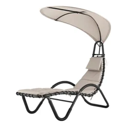 LIVIVO Luxury Soft Padded Sun Lounger With A Canopy - Outdoor Garden Furniture For Patio, Decking & Balcony - Beige 5 LIVIVO Luxury Soft Padded Sun Lounger With A Canopy - Outdoor Garden Furniture For Patio, Decking & Balcony - Beige -Cheap Grow And Trim Store livivo luxury soft padded sun lounger with a canopy outdoor garden furniture for patio decking balcony beige5056295308050 02c MP