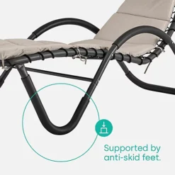 LIVIVO Luxury Soft Padded Sun Lounger With A Canopy - Outdoor Garden Furniture For Patio, Decking & Balcony - Beige 7 LIVIVO Luxury Soft Padded Sun Lounger With A Canopy - Outdoor Garden Furniture For Patio, Decking & Balcony - Beige -Cheap Grow And Trim Store livivo luxury soft padded sun lounger with a canopy outdoor garden furniture for patio decking balcony beige5056295308050 04c MP