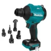 Makita DAS180Z 18v Brushless Dust Blower Inflator Deflator LXT + Nozzles