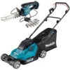 Makita DLM432Z Twin 18v / 36v LXT Cordless 43cm Lawn Mower + Grass Hedge Trimmer