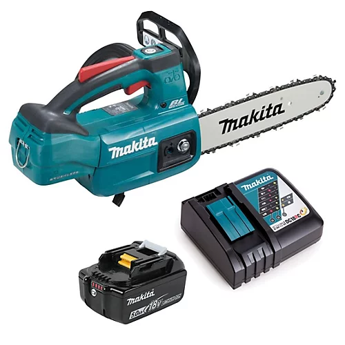 Makita DUC254 18v LXT Cordless Brushless 25cm Chainsaw Top Handle 1 X 5.0ah 1 Makita DUC254 18v LXT Cordless Brushless 25cm Chainsaw Top Handle 1 X 5.0ah