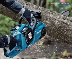 Makita DUC353Z Twin 18v / 36v LXT Lithium Cordless 35cm Chainsaw Bare +Carry Bag -Cheap Grow And Trim Store makita duc353z twin 18v 36v lxt lithium cordless 35cm chainsaw bare carry bag5055995569112 04c MP