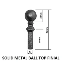 MANA Metal Ball Top Garden Railing Panel 1830mm (6ft) GAP X 455mm High MAZP03 7 MANA Metal Ball Top Garden Railing Panel 1830mm (6ft) GAP X 455mm High MAZP03 -Cheap Grow And Trim Store mana metal ball top garden railing panel 1830mm 6ft gap x 455mm high mazp035016635803577 04c MP