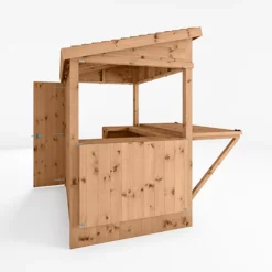 Mercia 6x4 Ft Pent Tongue & Groove Wooden Garden Bar With Single Door -Cheap Grow And Trim Store mercia 6x4 ft pent tongue groove wooden garden bar with single door5029442007250 03c